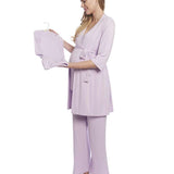 Lavender | Mommy Pajamas & Baby Set Milk & Baby