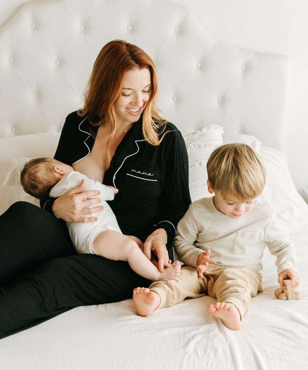 Mama Maternity & Nursing Pajama | Long Milk & Baby