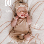 Pumpkin Pie | Bamboo Ruffle Romper Milk & Baby