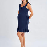 Grace Labor & Nursing Nightgown | Navy