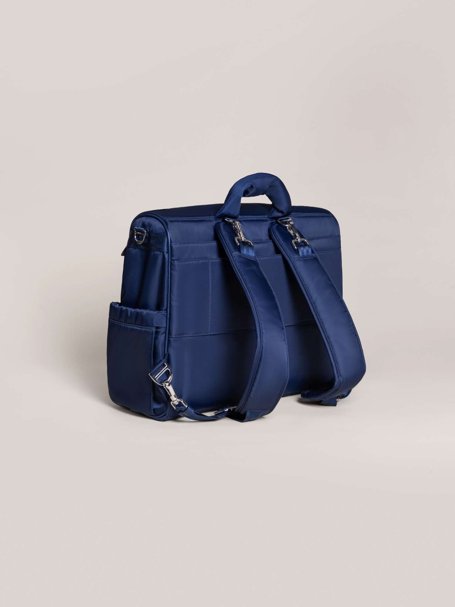 Satchel Diaper Bag | Navy Milk & Baby