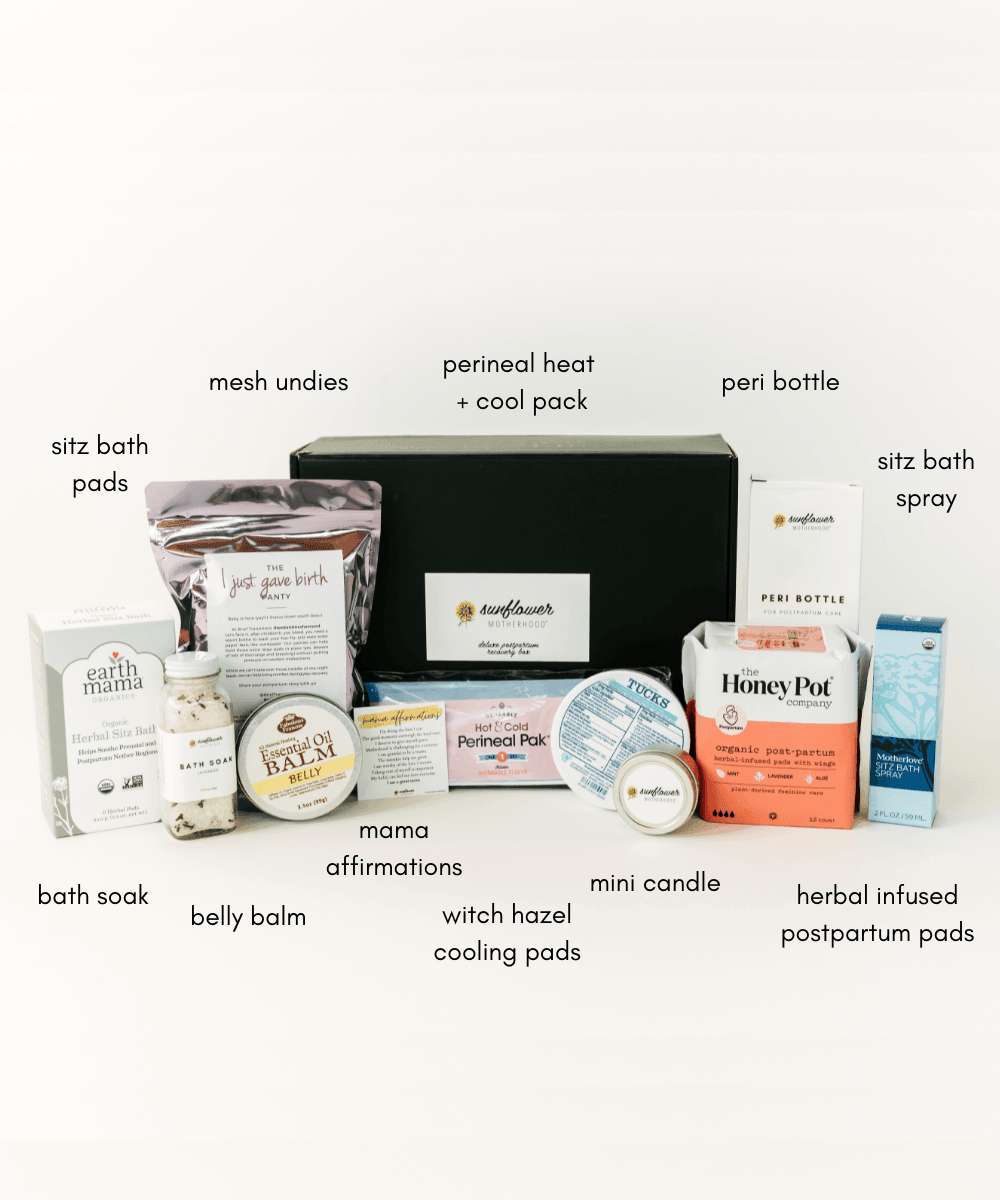 Deluxe Postpartum Recovery Box Milk & Baby