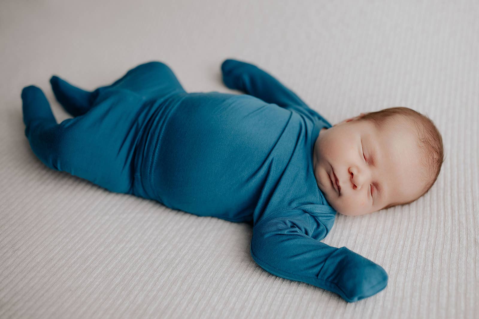 Blue Newborn Jammies | Milk & Baby