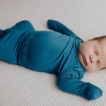 Blue Newborn Jammies | Milk & Baby