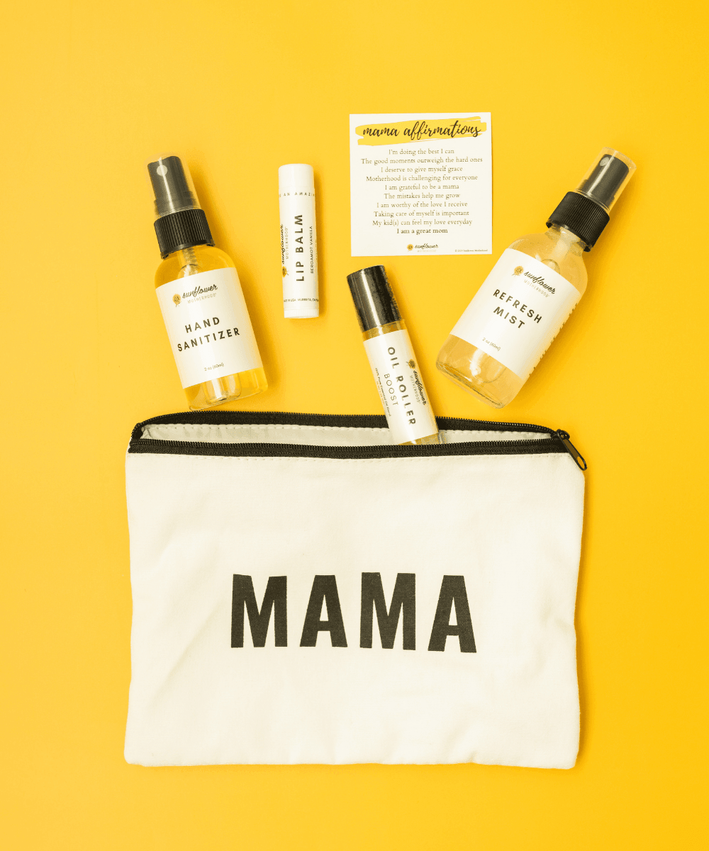 Self Care Mama Pouch Bundle Milk & Baby