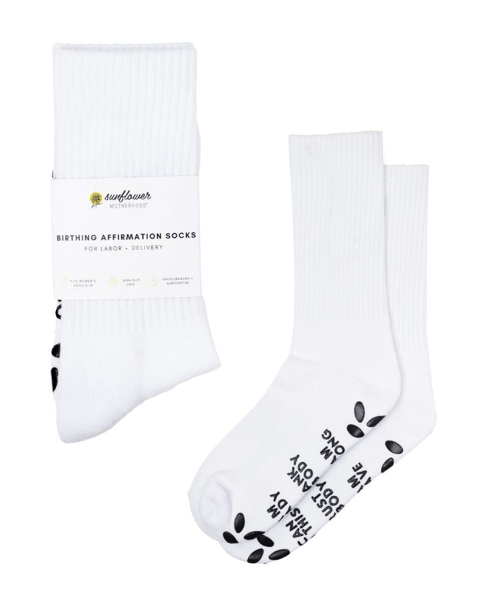 Birthing Affirmation Hospital Socks Milk & Baby