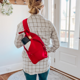 Allie Sling Bag (Ruby)