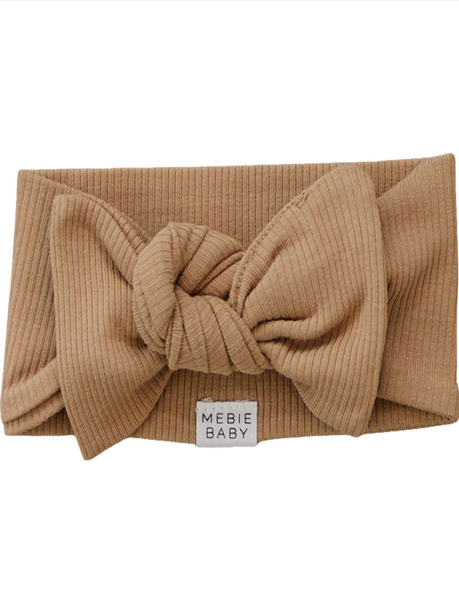 Cafe Organic Cotton Ribbed Head Wrap Milk & Baby