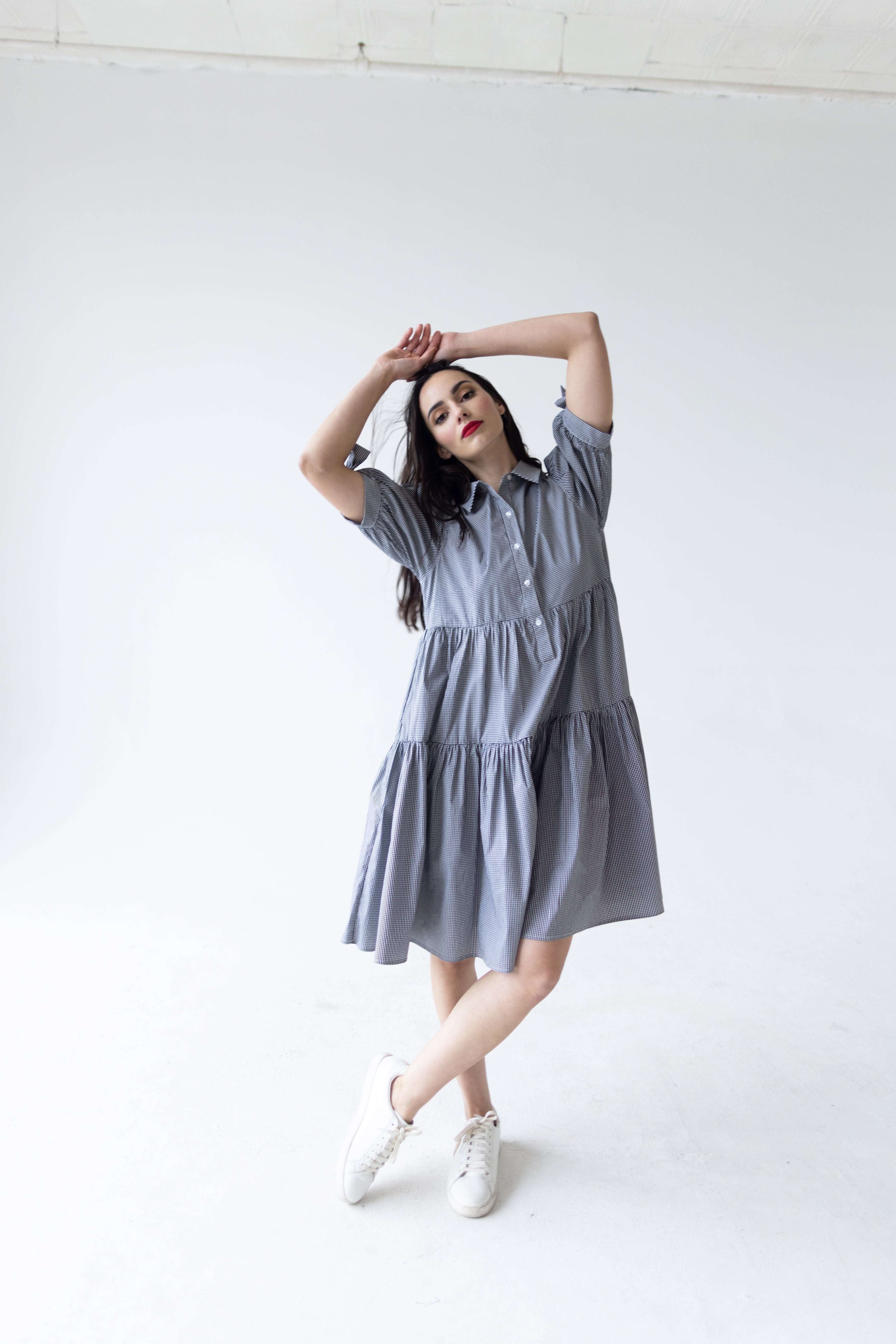 Babette Dress | Nursing Friendly Milk & Baby