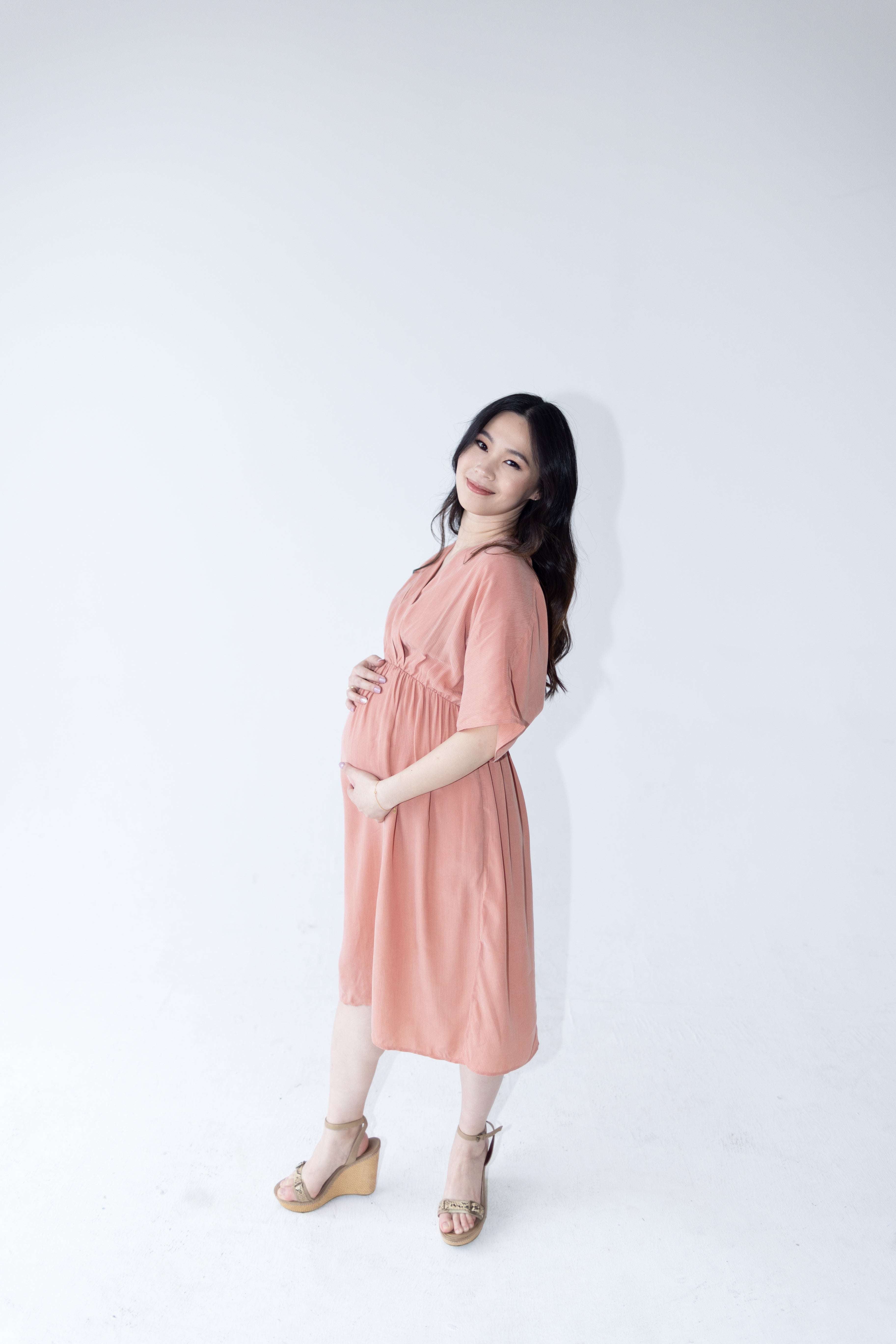 The Irene Nursing Dress Milk & Baby