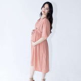 The Irene Nursing Dress Milk & Baby