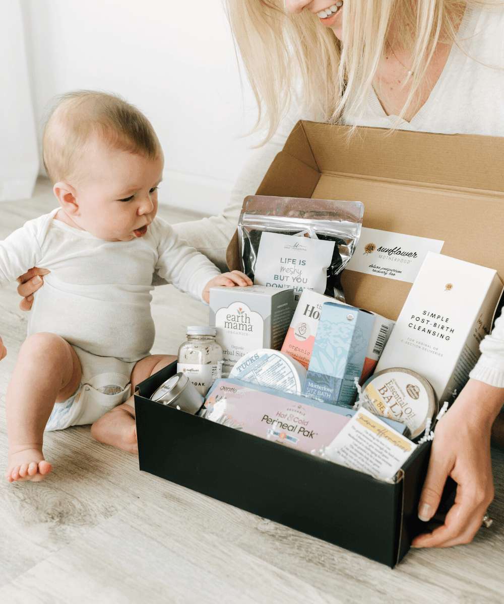 Deluxe Postpartum Recovery Box Milk & Baby