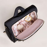 Satchel Diaper Bag | Black Milk & Baby