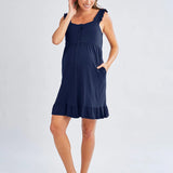 Grace Labor & Nursing Nightgown | Navy