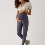 Endurance 7/8 Performance Convertible Joggers in Slate Milk & Baby