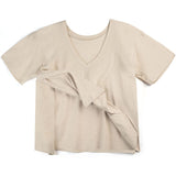 Everywhere Nursing & Maternity V-Neck Tee - The Neutrals