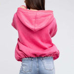 Stitch Detailed Hoodie | Nursing Friendly Milk & Baby