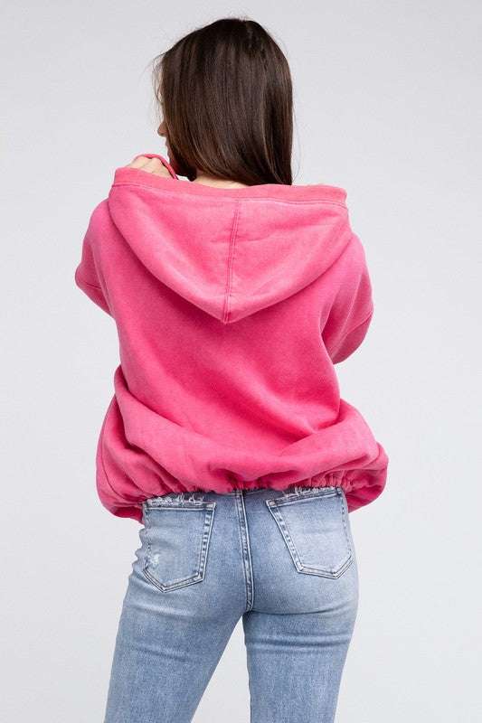 Stitch Detailed Hoodie | Nursing Friendly Milk & Baby