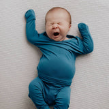 Blue Newborn Jammies | Milk & Baby