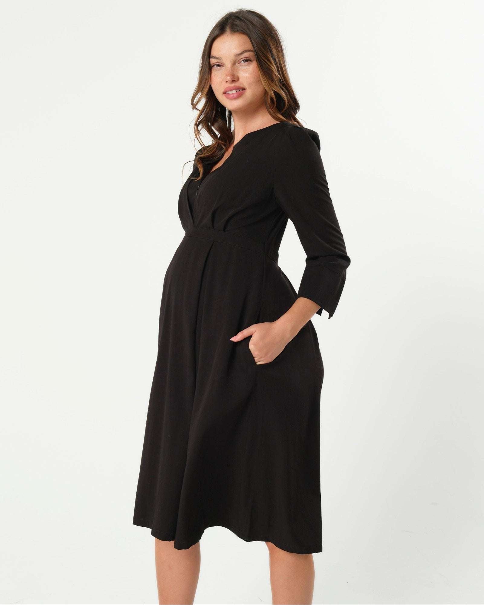 Sarah Empire Maternity & Nursing Dress | Milk & Baby