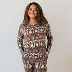 Forever Fair Isle | Women's Bamboo Pajamas Milk & Baby