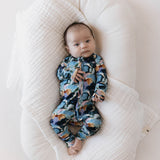 Bamboo Zip Pajamas | Charli Print