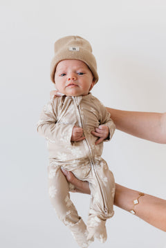 Lazy Daisy | Bamboo Zip Pajamas | Milk & Baby