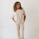 Lazy Daisy | Short Sleeve Women's Bamboo Pajamas | Milk & Baby