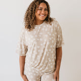 Lazy Daisy | Short Sleeve Women's Bamboo Pajamas | Milk & Baby