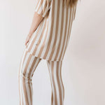 Kal Stripe | Nursing Friendly Pajamas Milk & Baby