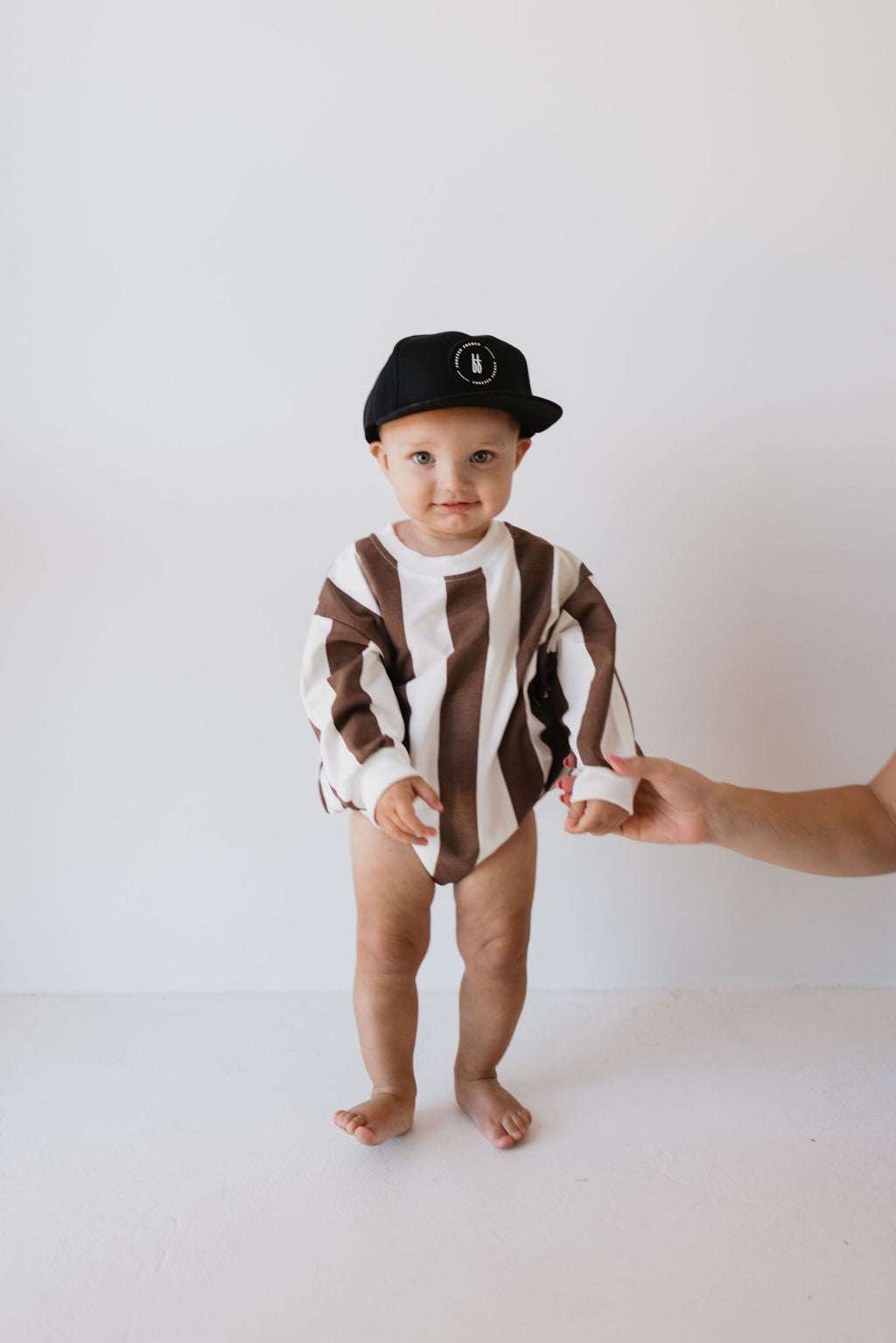 Coffee Shoppe | Sweatshirt Romper Milk & Baby