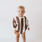 Coffee Shoppe | Sweatshirt Romper Milk & Baby