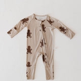 Gingerbread | Bamboo Zip Pajamas