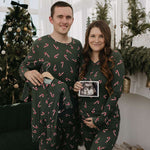 Candy Cane Lane | Women's Bamboo Pajamas Milk & Baby