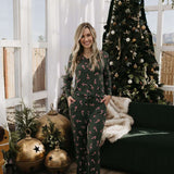 Candy Cane Lane | Women's Bamboo Pajamas Milk & Baby