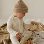 Just Smile | Bamboo Zip Pajamas Milk & Baby