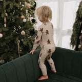 Gingerbread | Bamboo Zip Pajamas