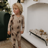 Gingerbread | Bamboo Zip Pajamas