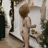 Gingerbread | Bamboo Zip Pajamas