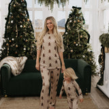 Gingerbread | Short Sleeve Women's Bamboo Pajamas