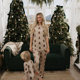 Gingerbread | Short Sleeve Women's Bamboo Pajamas