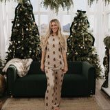 Gingerbread | Short Sleeve Women's Bamboo Pajamas