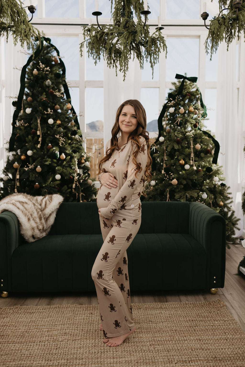 Gingerbread | Women's Bamboo Pajamas Milk & Baby