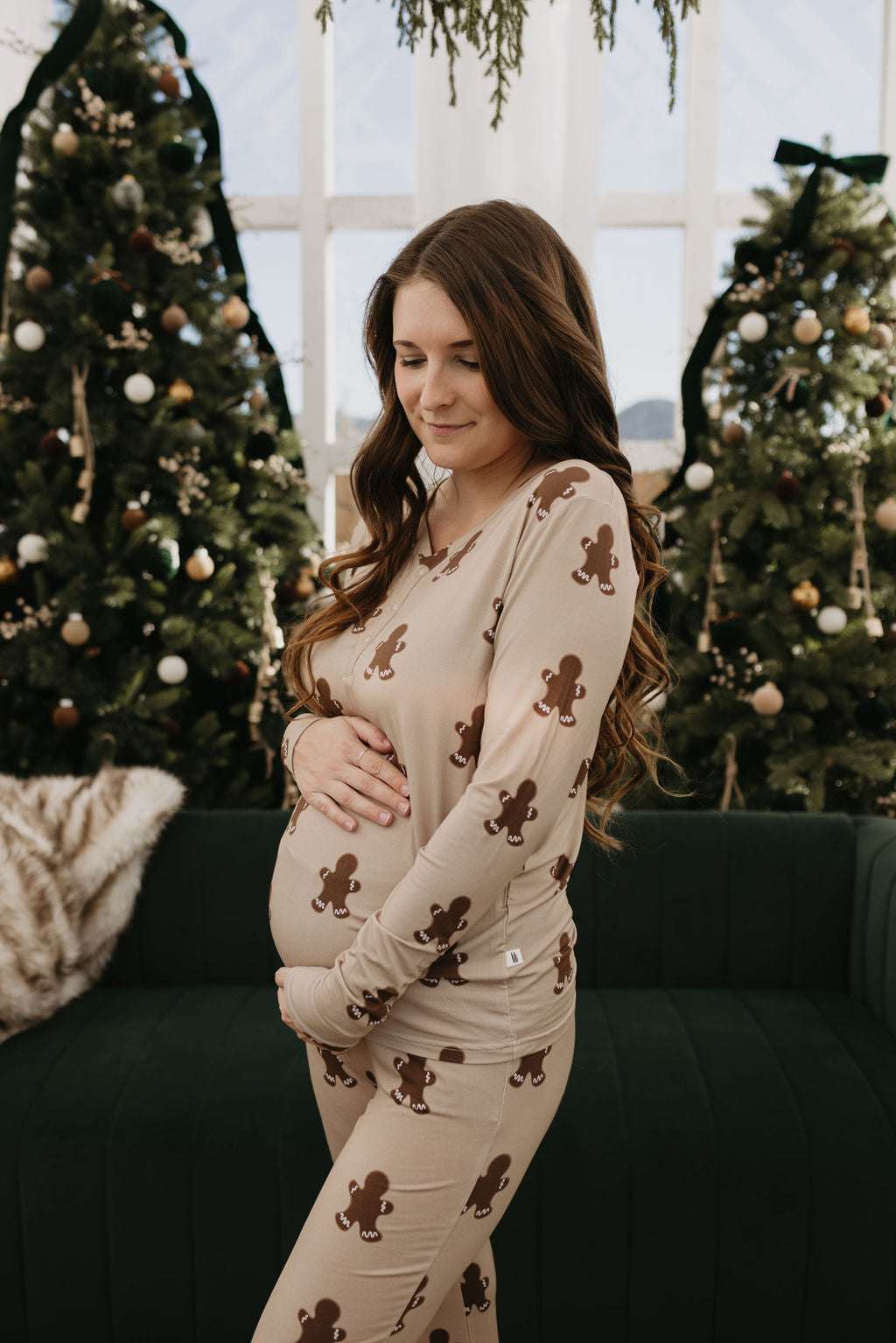 Gingerbread | Women's Bamboo Pajamas Milk & Baby