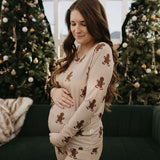 Gingerbread | Women's Bamboo Pajamas Milk & Baby