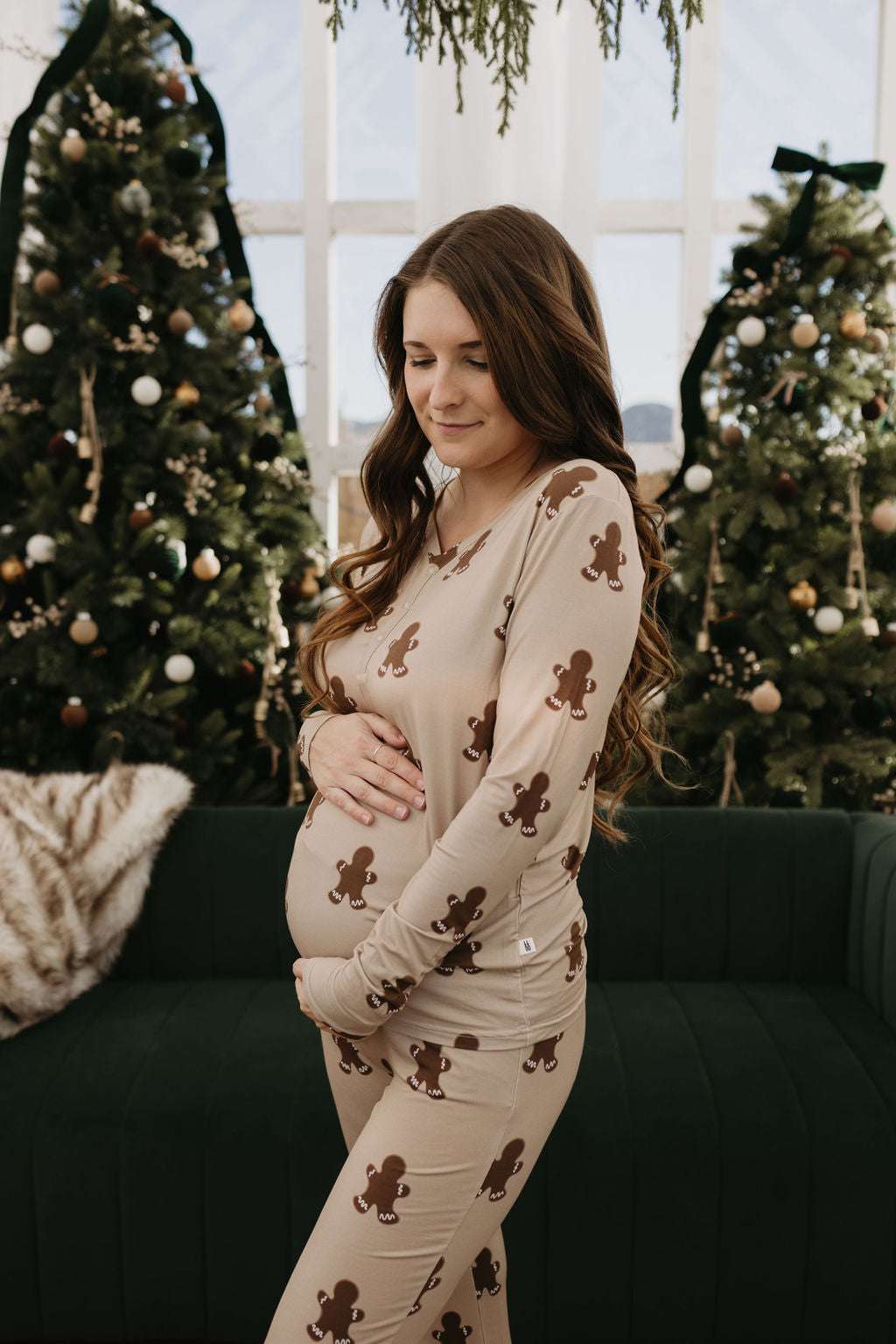 Gingerbread | Women's Bamboo Pajamas Milk & Baby