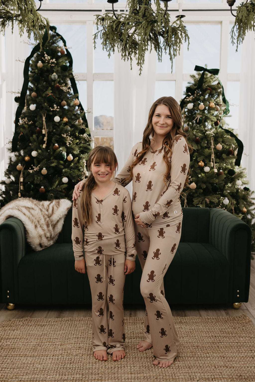 Gingerbread | Women's Bamboo Pajamas Milk & Baby