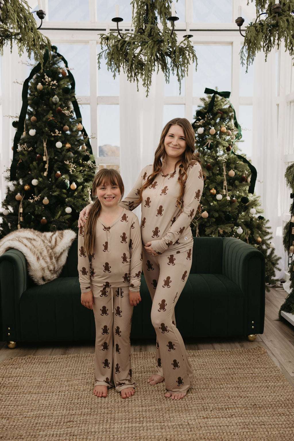 Gingerbread | Women's Bamboo Pajamas Milk & Baby