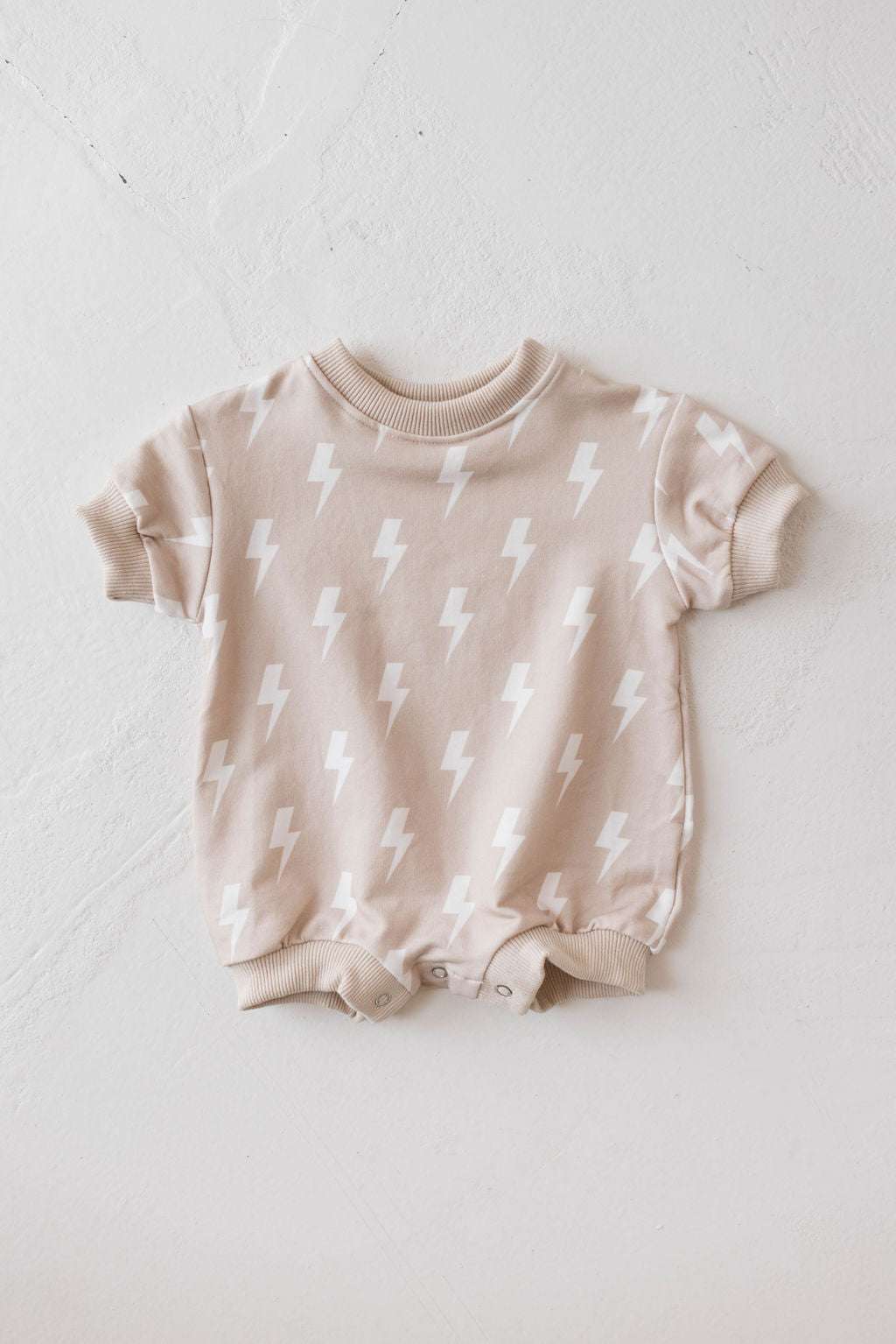 Cream Lightning | Sweatshirt Romper Milk & Baby