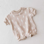 Cream Lightning | Sweatshirt Romper Milk & Baby